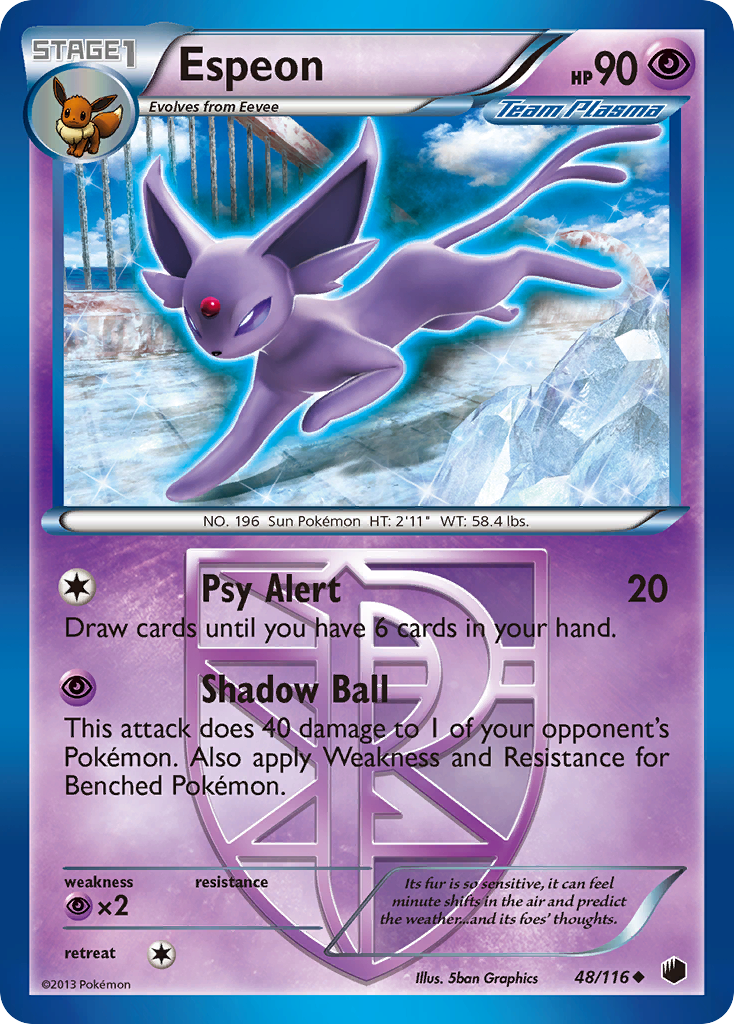 Espeon — Plasma Freeze #048 / 116