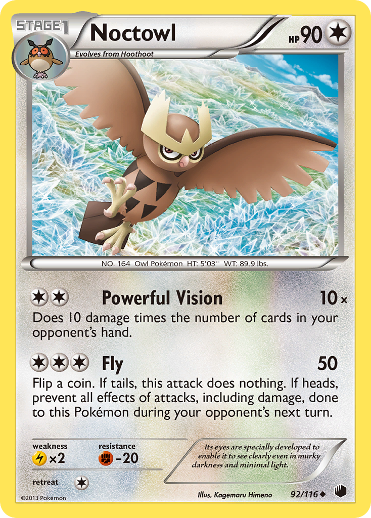 Noctowl — Plasma Freeze #092 / 116