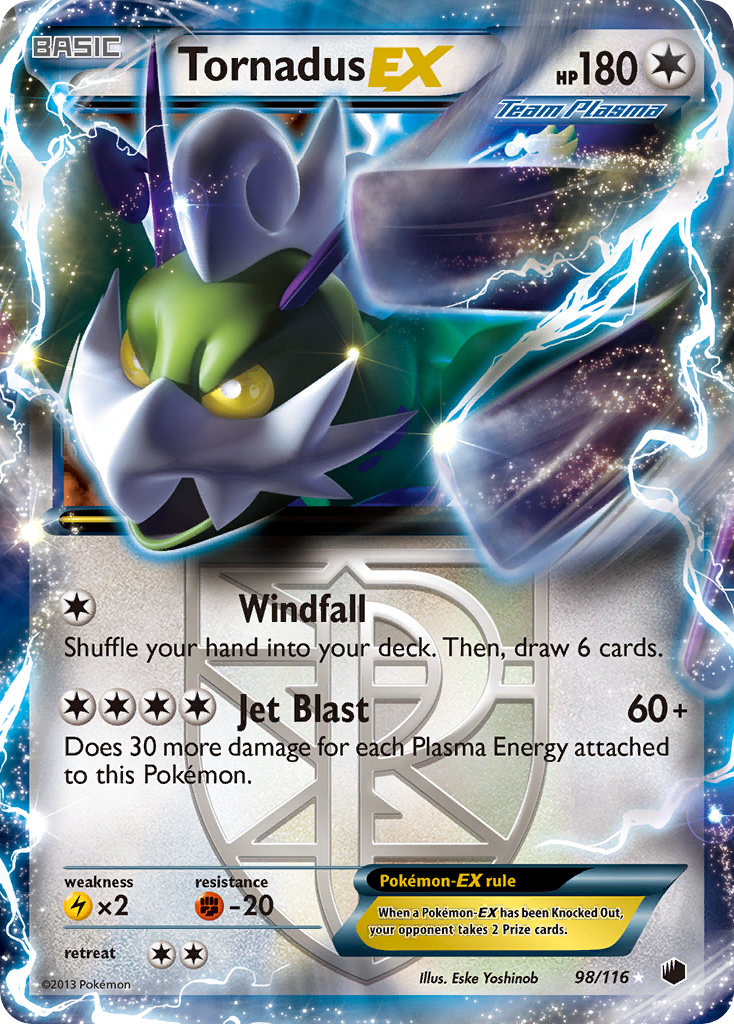 Tornadus-EX — Plasma Freeze #098 / 116