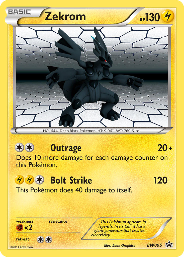 Zekrom — BW Black Star Promos #005 / 101