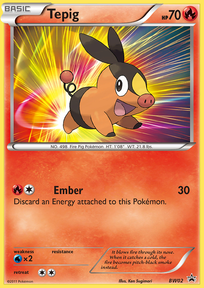 Tepig — BW Black Star Promos #002 / 101