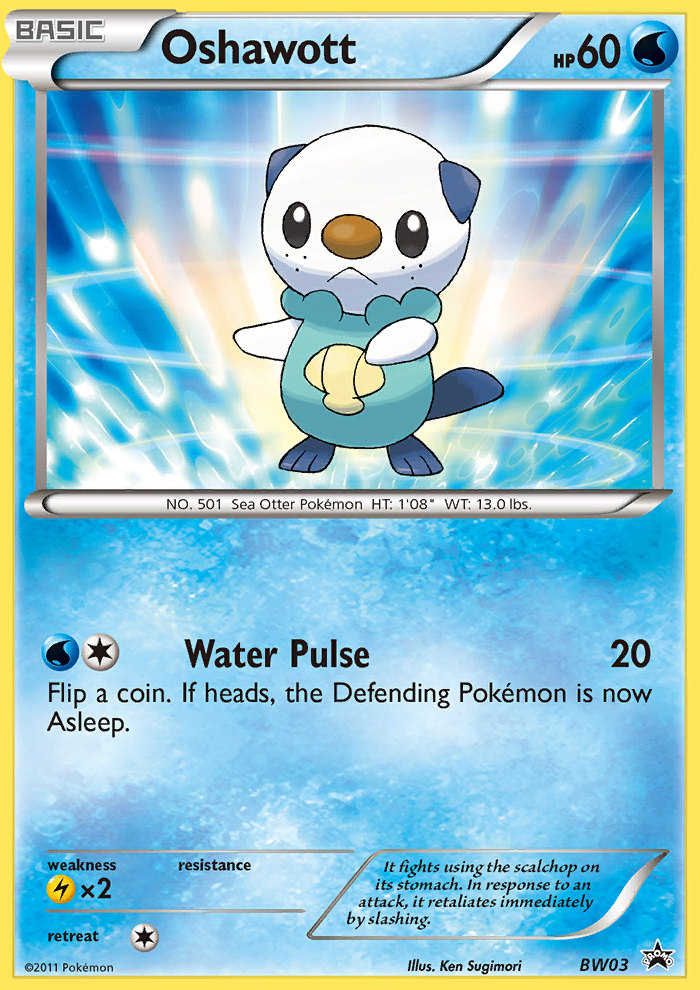 Oshawott — BW Black Star Promos #003 / 101