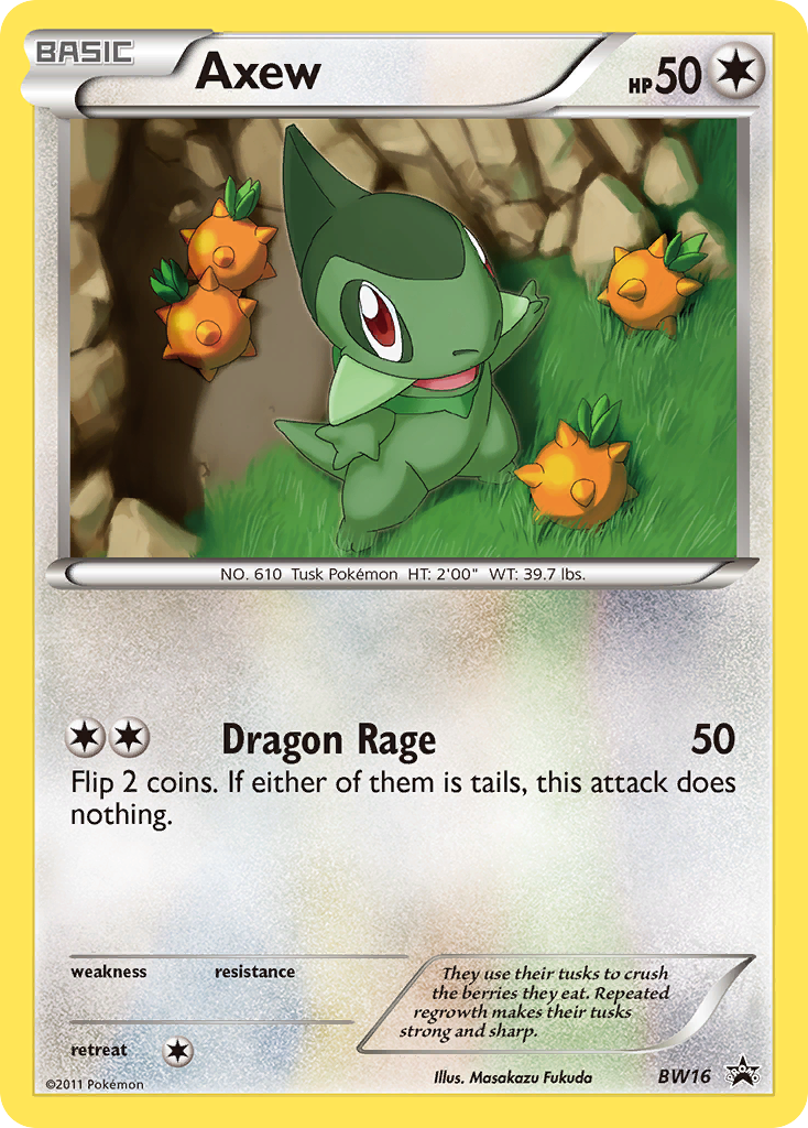 Axew — BW Black Star Promos #016 / 101