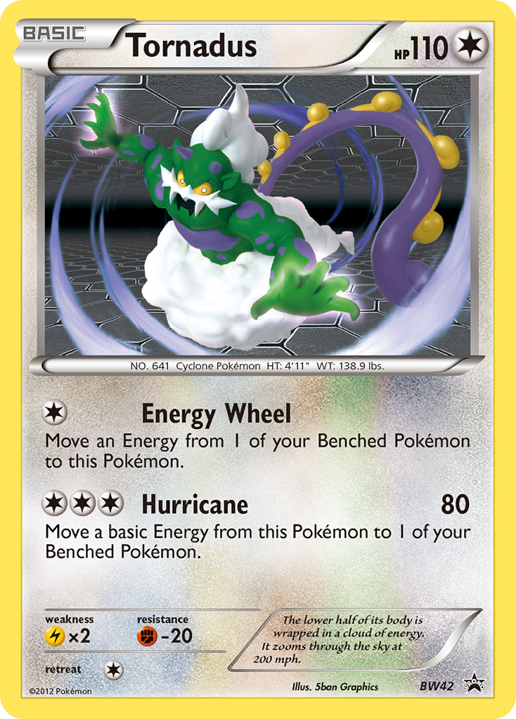 Tornadus — BW Black Star Promos #042 / 101