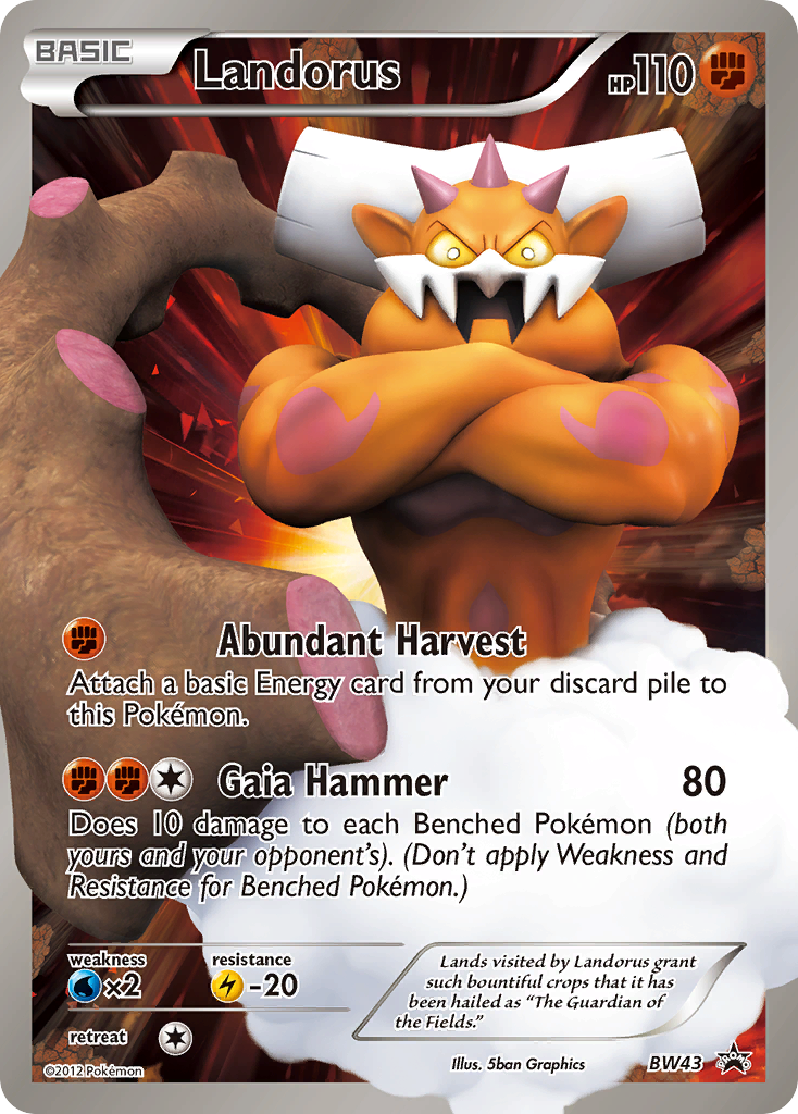 Landorus — BW Black Star Promos #043 / 101