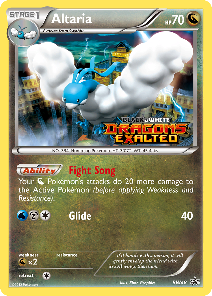 Altaria — BW Black Star Promos #048 / 101