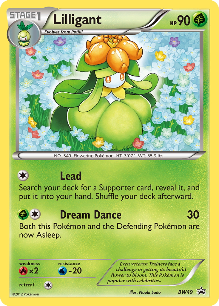 Lilligant — BW Black Star Promos #049 / 101