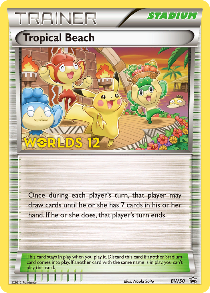 Tropical Beach — BW Black Star Promos #050 / 101