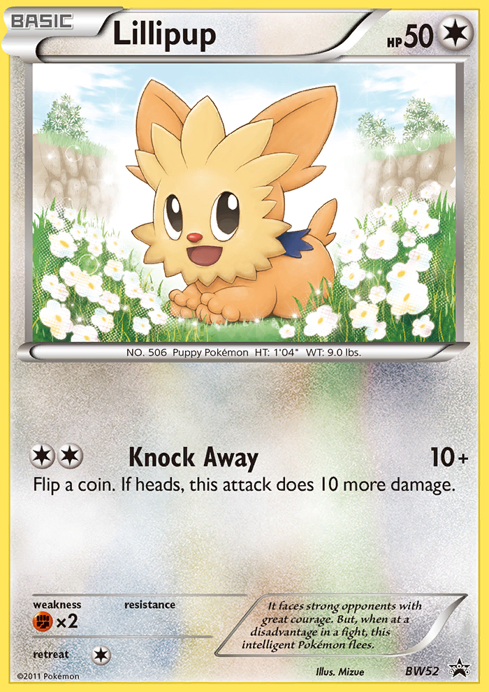Lillipup — BW Black Star Promos #052 / 101