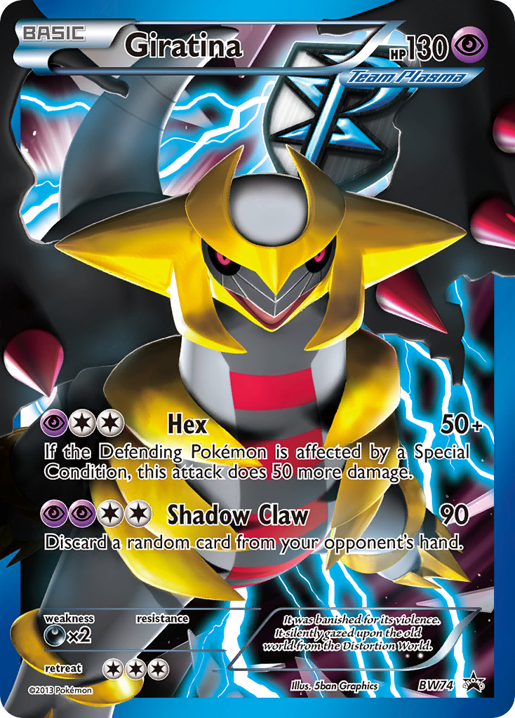 Giratina — BW Black Star Promos #074 / 101