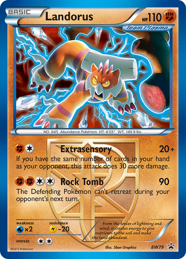 Landorus — BW Black Star Promos #079 / 101