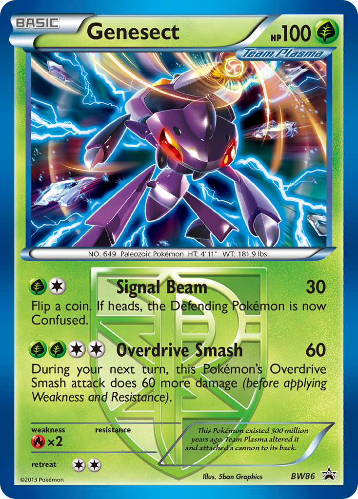 Genesect — BW Black Star Promos #086 / 101