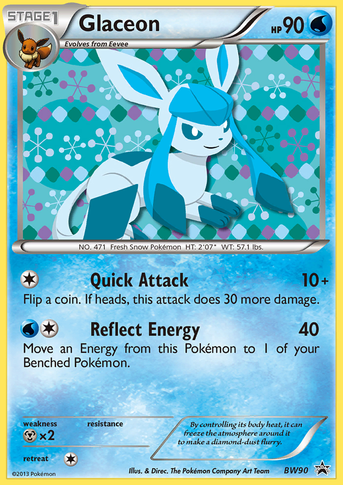 Glaceon — BW Black Star Promos #090 / 101