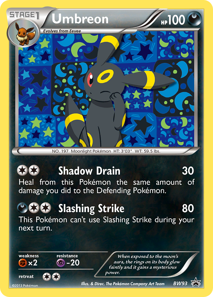 Umbreon — BW Black Star Promos #093 / 101