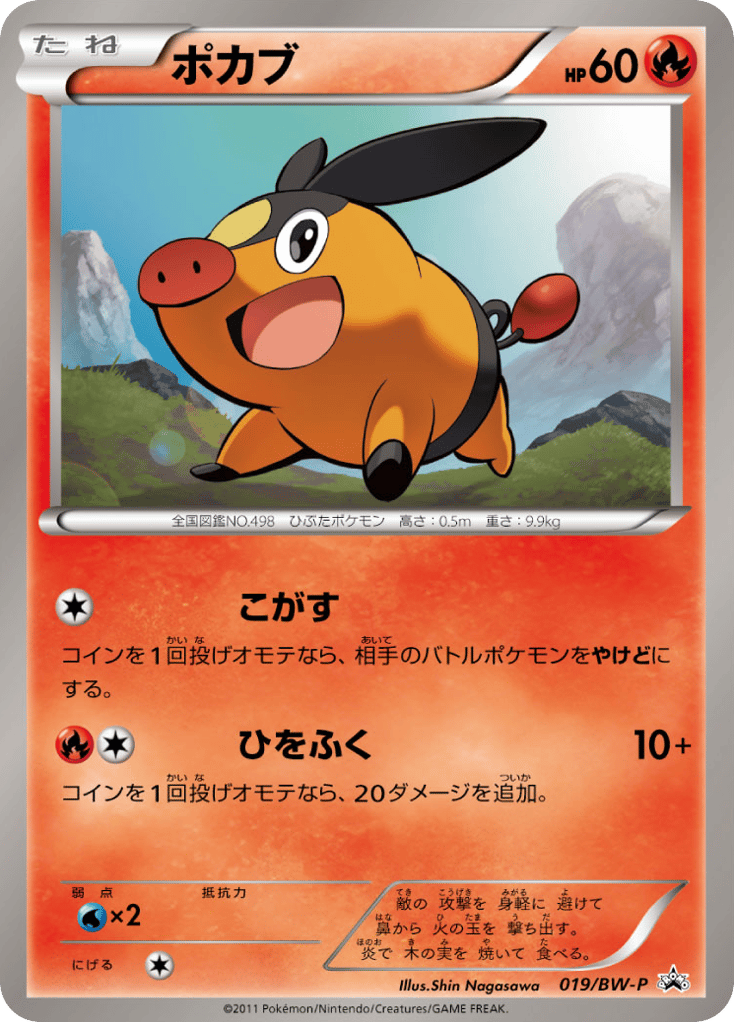Tepig — Black & White Promos #019 / 236
