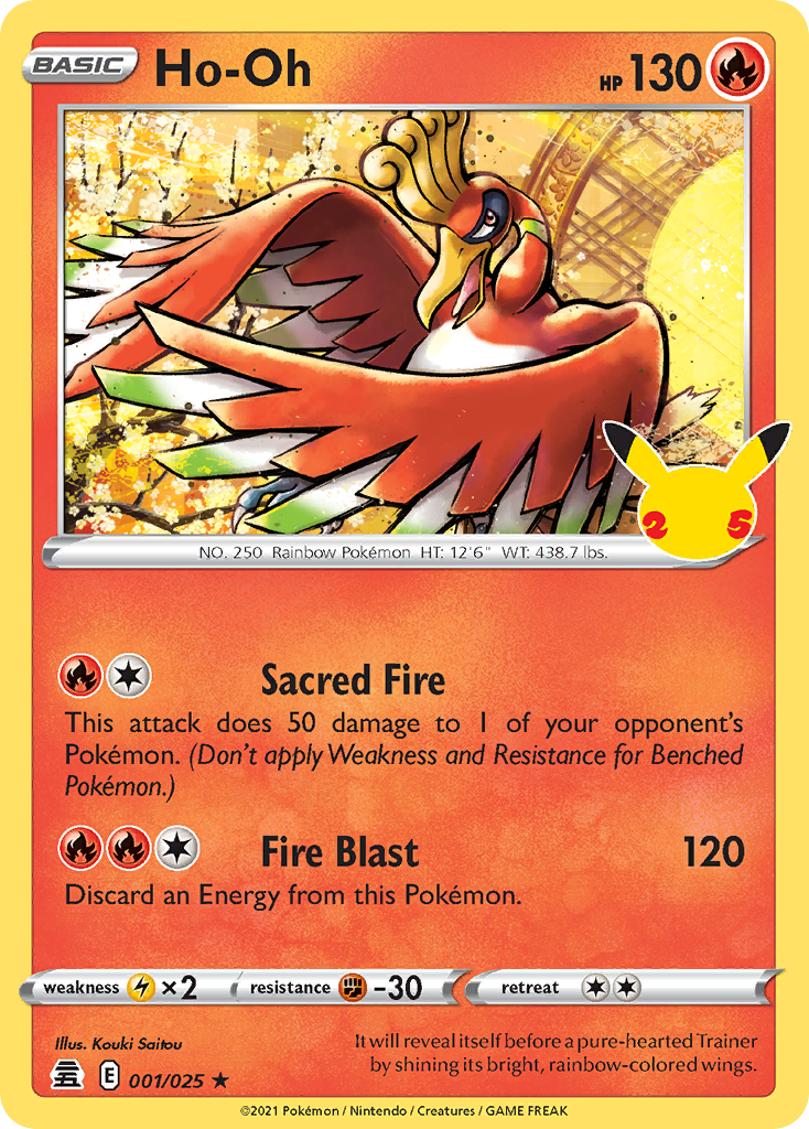 Ho-Oh — Celebrations #001 / 25