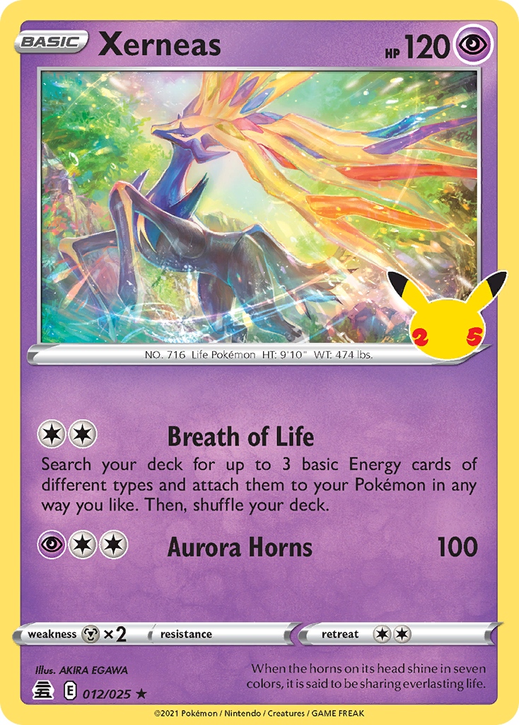 Xerneas — Celebrations #012 / 25