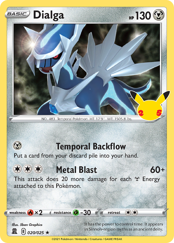 Dialga — Celebrations #020 / 25