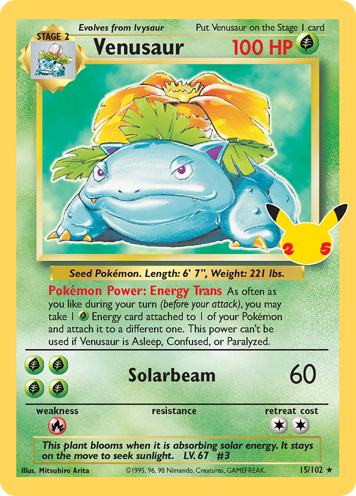 Venusaur — Celebrations: Classic Collection #015 / 25