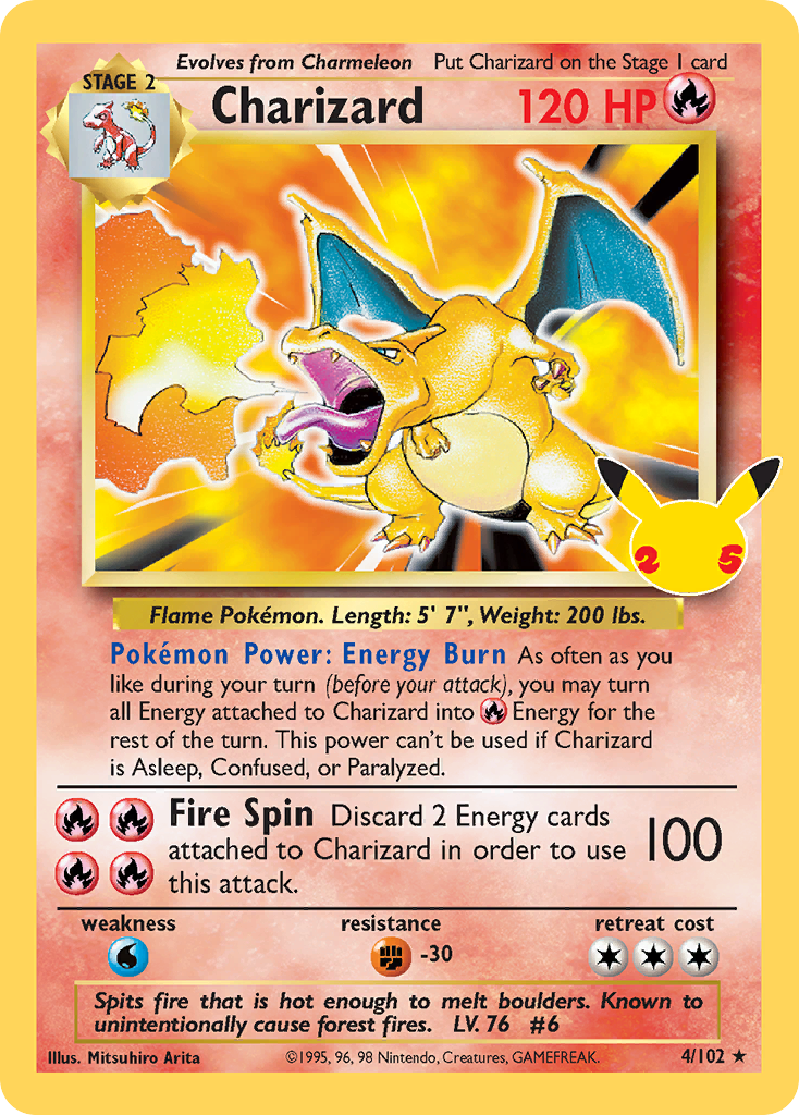 Charizard — Celebrations: Classic Collection #004 / 25