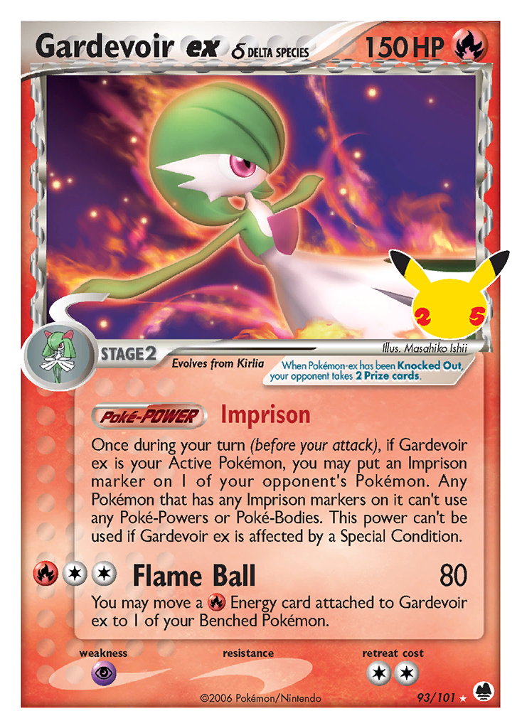 Gardevoir ex δ — Celebrations: Classic Collection #093 / 25