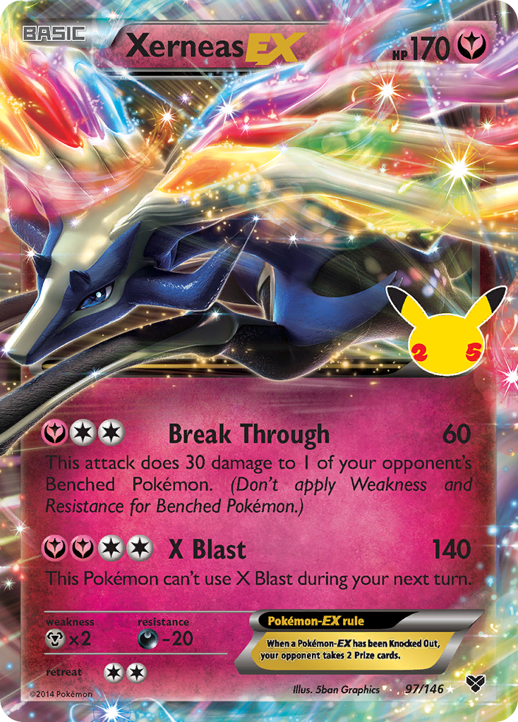 Xerneas-EX — Celebrations: Classic Collection #097 / 25