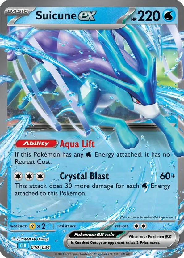 Suicune ex — Pokémon TCG Classic - Blastoise #010 / 34