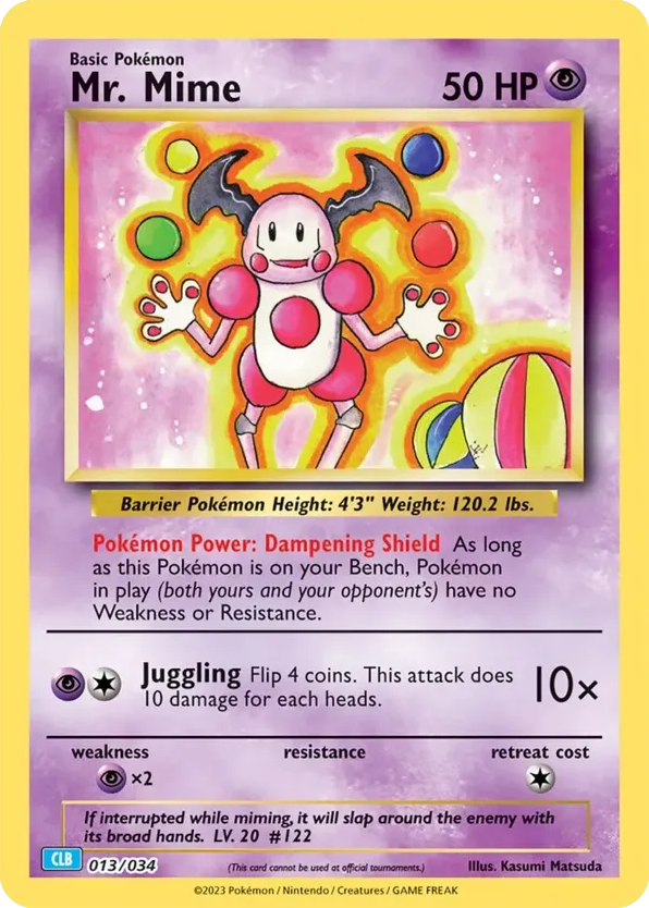 Mr. Mime — Pokémon TCG Classic - Blastoise #013 / 34