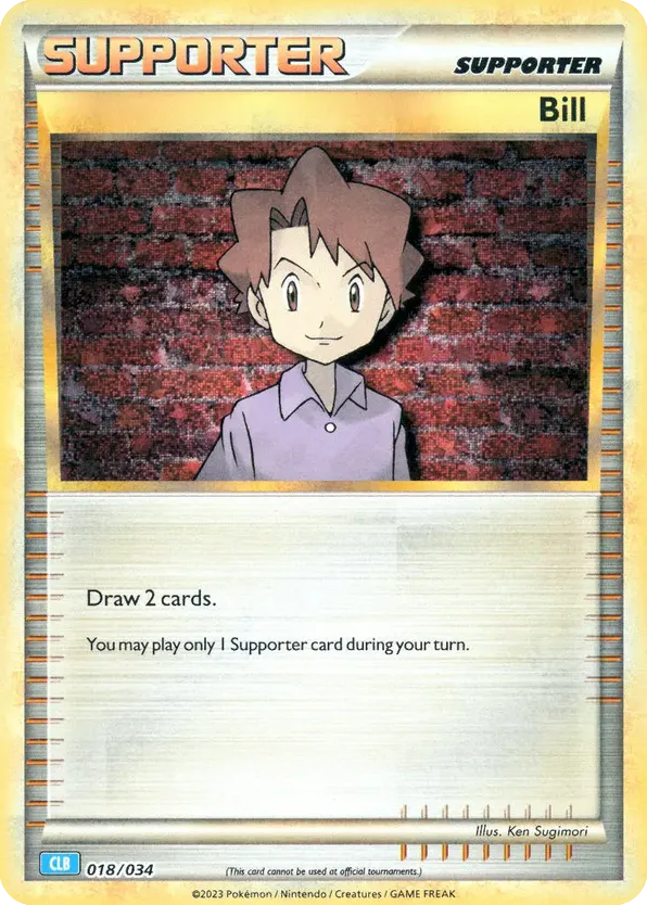 Bill — Pokémon TCG Classic - Blastoise #018 / 34