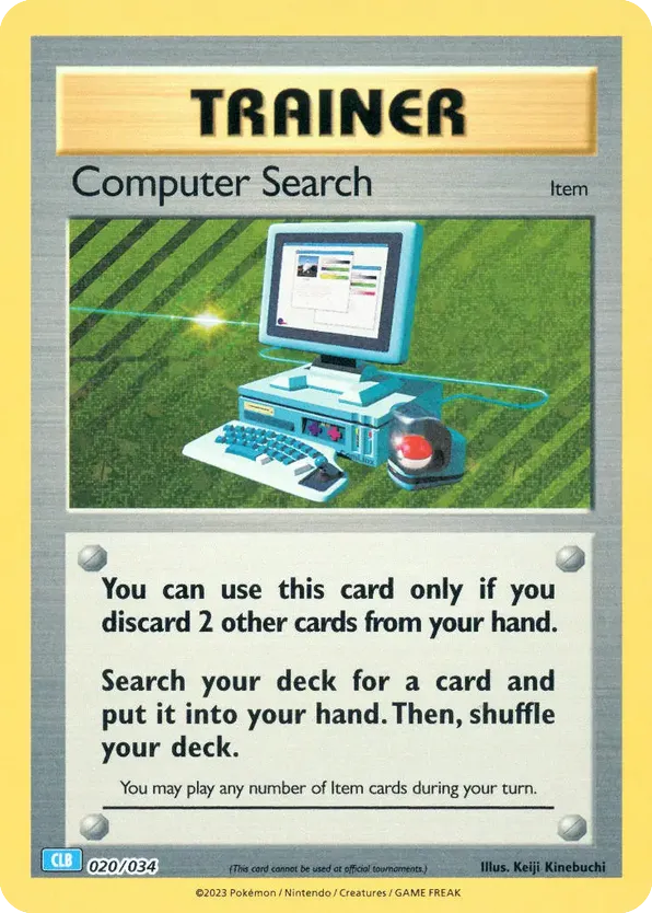 Computer Search — Pokémon TCG Classic - Blastoise #020 / 34