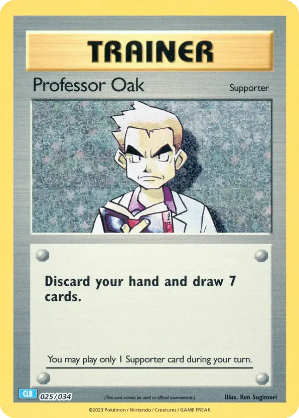 Professor Oak — Pokémon TCG Classic - Blastoise #025 / 34