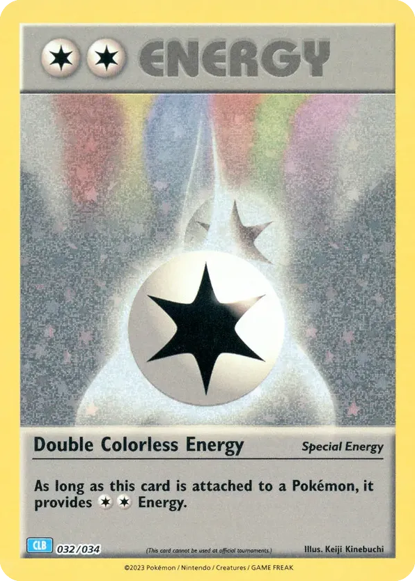 Double Colorless Energy — Pokémon TCG Classic - Blastoise #032 / 34