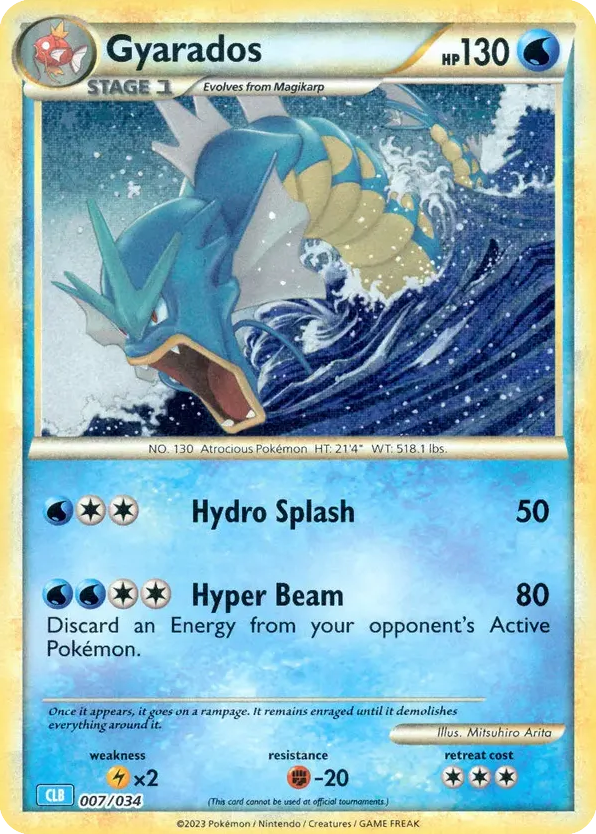 Gyarados — Pokémon TCG Classic - Blastoise #007 / 34