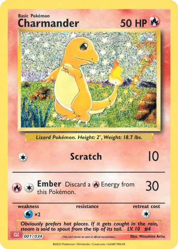 Charmander — Pokémon TCG Classic - Charizard #001 / 34