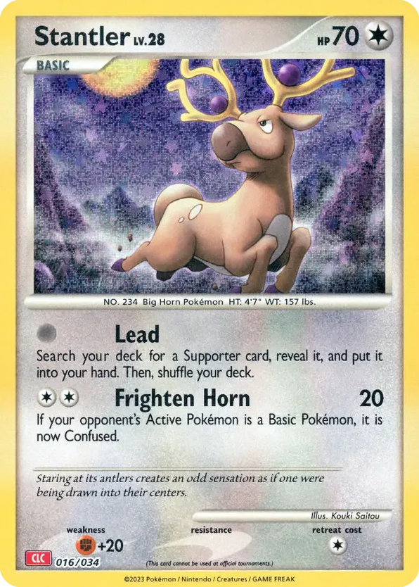 Stantler — Pokémon TCG Classic - Charizard #016 / 34