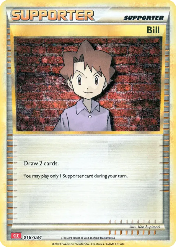 Bill — Pokémon TCG Classic - Charizard #018 / 34