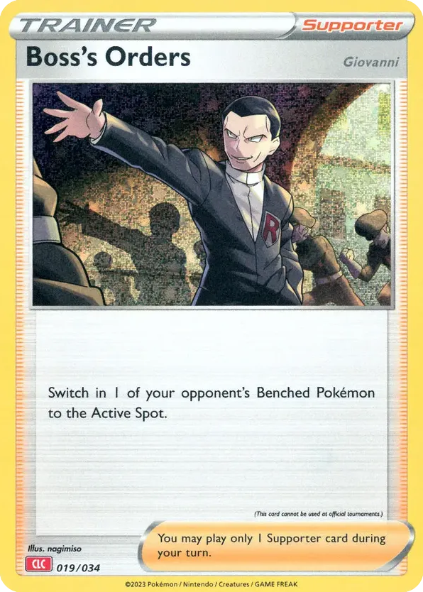 Boss's Orders — Pokémon TCG Classic - Charizard #019 / 34