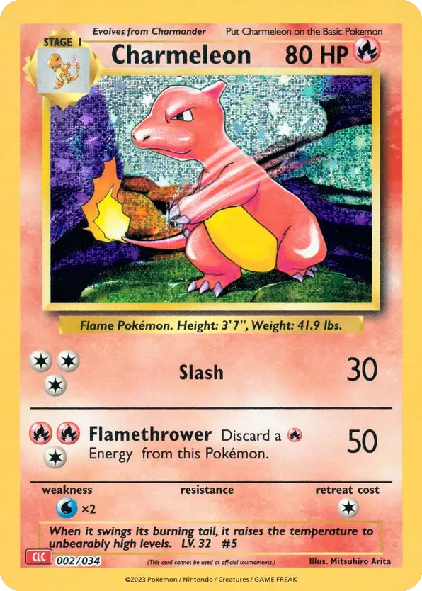 Charmeleon — Pokémon TCG Classic - Charizard #002 / 34