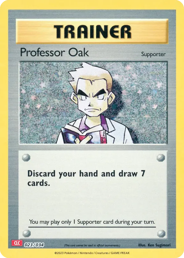 Professor Oak — Pokémon TCG Classic - Charizard #023 / 34