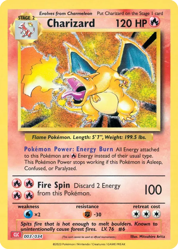 Charizard — Pokémon TCG Classic - Charizard #003 / 34
