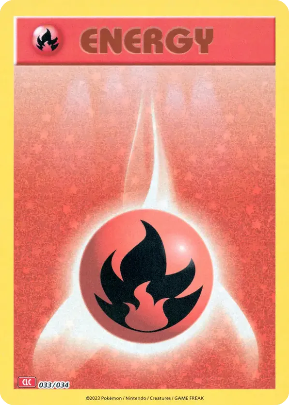 Basic Fire Energy — Pokémon TCG Classic - Charizard #033 / 34
