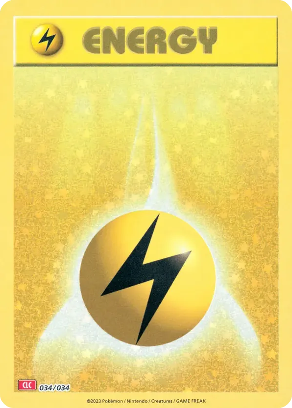 Basic Lightning Energy — Pokémon TCG Classic - Charizard #034 / 34