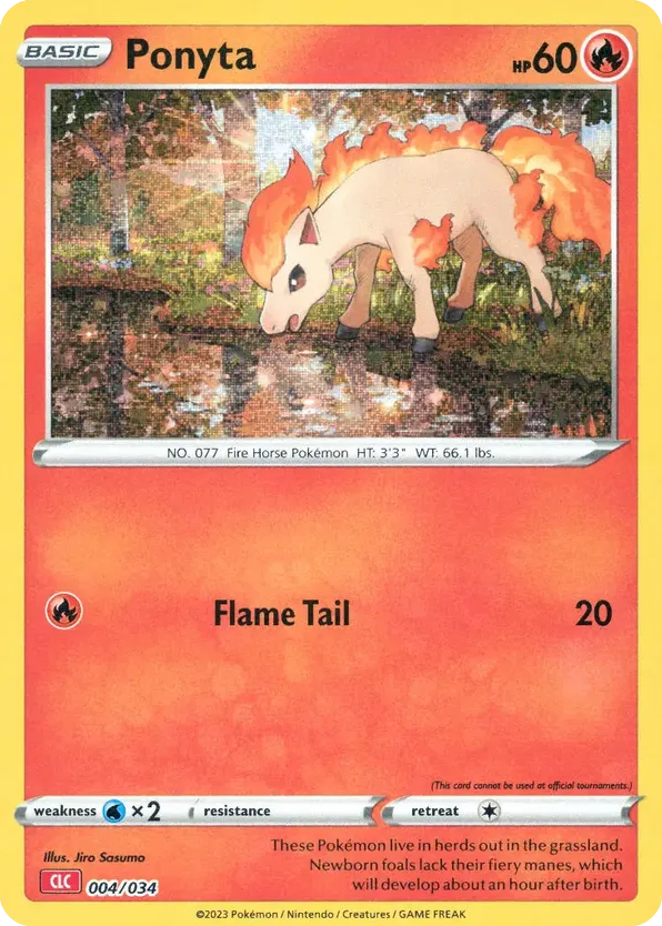 Ponyta — Pokémon TCG Classic - Charizard #004 / 34