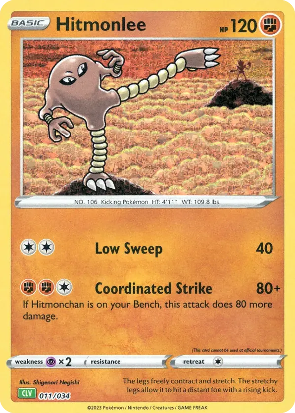 Hitmonlee — Pokémon TCG Classic - Venusaur #011 / 34