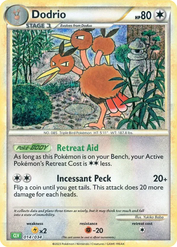 Dodrio — Pokémon TCG Classic - Venusaur #014 / 34