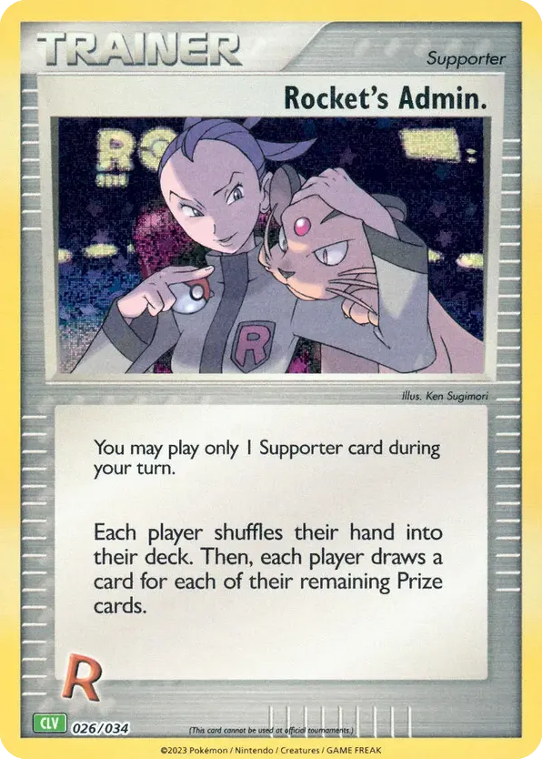 Rocket's Admin — Pokémon TCG Classic - Venusaur #026 / 34
