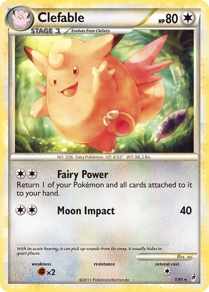 Clefable — Call of Legends #001 / 95