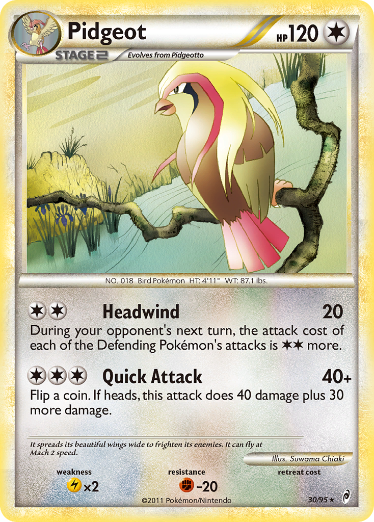 Pidgeot — Call of Legends #030 / 95