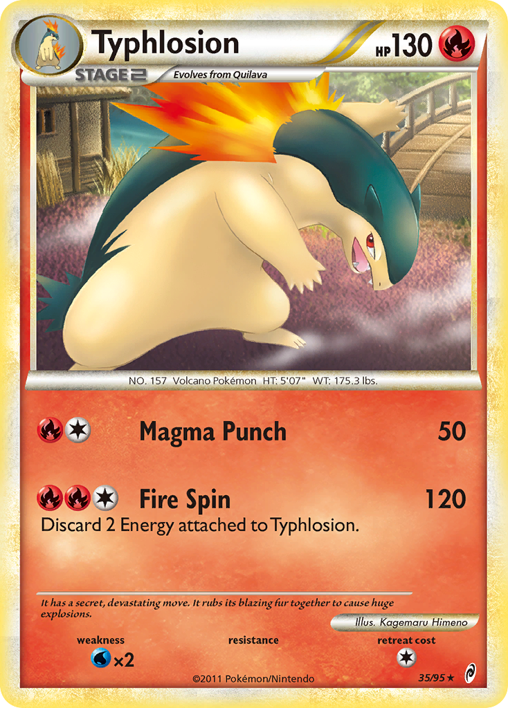 Typhlosion — Call of Legends #035 / 95