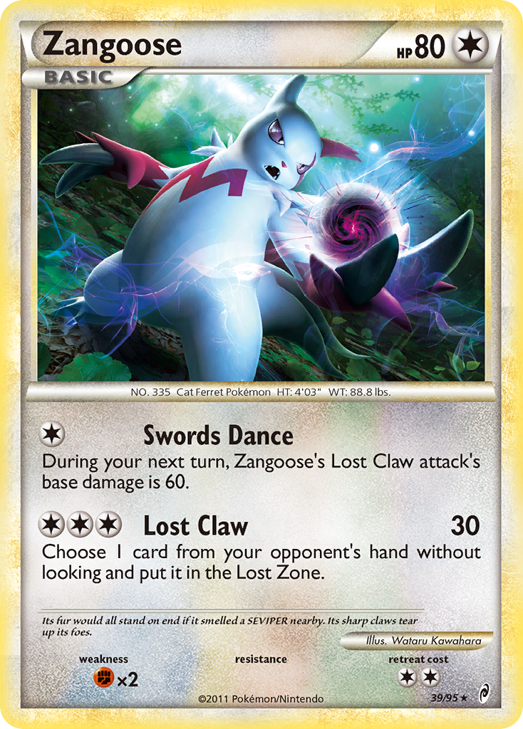 Zangoose — Call of Legends #039 / 95